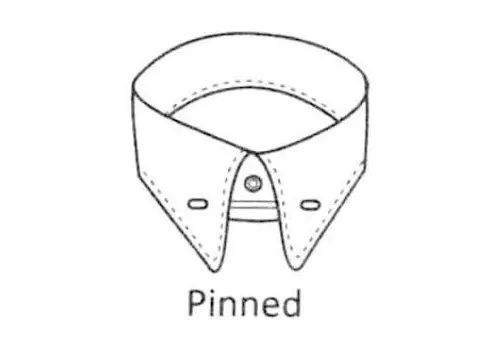 针扣领